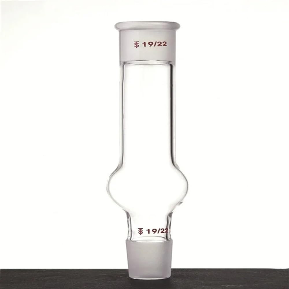 Vetreria da laboratorio Tubo dritto con porte di macinazione superiori e inferiori in vetro borosilicato dritto A86(A862942)