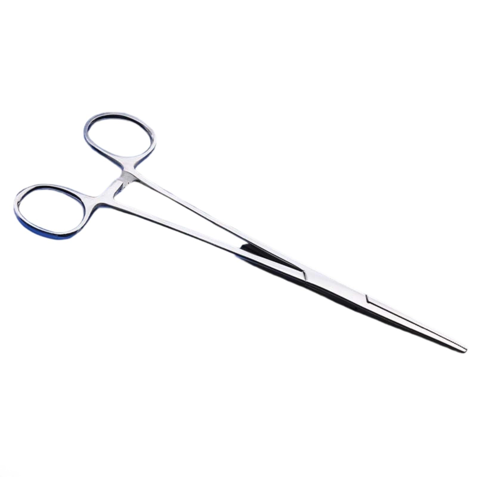 Limtula Stainless Steel Fishing Plier Hook Remover Curved Tip Forceps Scissors Tackle Clamps Tool with Nonslip Grip Stainless Steel Hook Remover Curved Tip Pliers