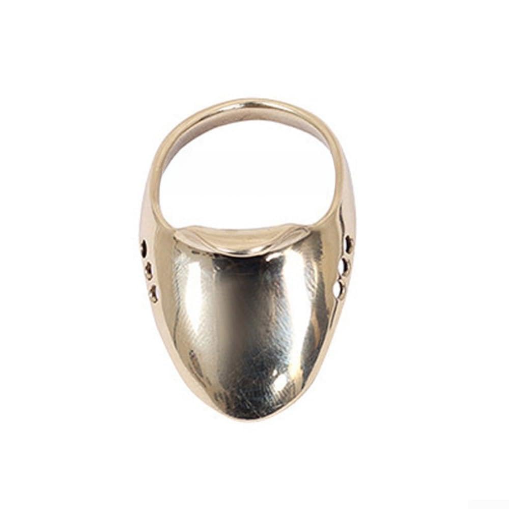 Copper Thumb Ring for, Eastern for Bow Finger Guard Protector for Korean Chinese Mongolian Style, Metal Protective Gear, Sizes 18mm to 24mm(18mm)