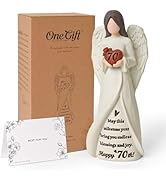 NINNSSOT 70th Birthday Gifts for Women, Happy 70th Birthday Decorations, Unique 70 Year Old Gifts...