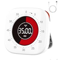 Timer Visivo Digitale Per Bambini E Adulti - Conto Alla Rovescia 60 Minuti, Volume Regolabile - Per Cucina, Scuola, Ufficio - Foto 5