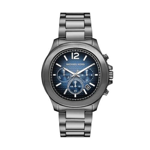 Michael Kors Reloj Analógico para Hombres de Cuarzo con Correa en Acero Inoxidable MK9213