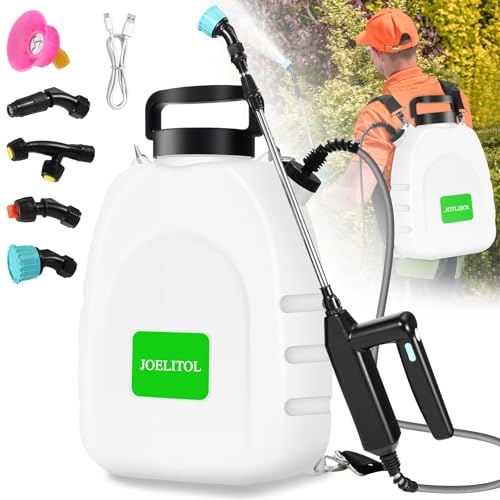 Battery Powered Sprayer 3.2 Gallon, Backpack Sprayer with 5 Mist ...