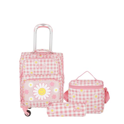 Kit Mochila + lancheira + estojo | Speedy Pack 5XT | Rosa
