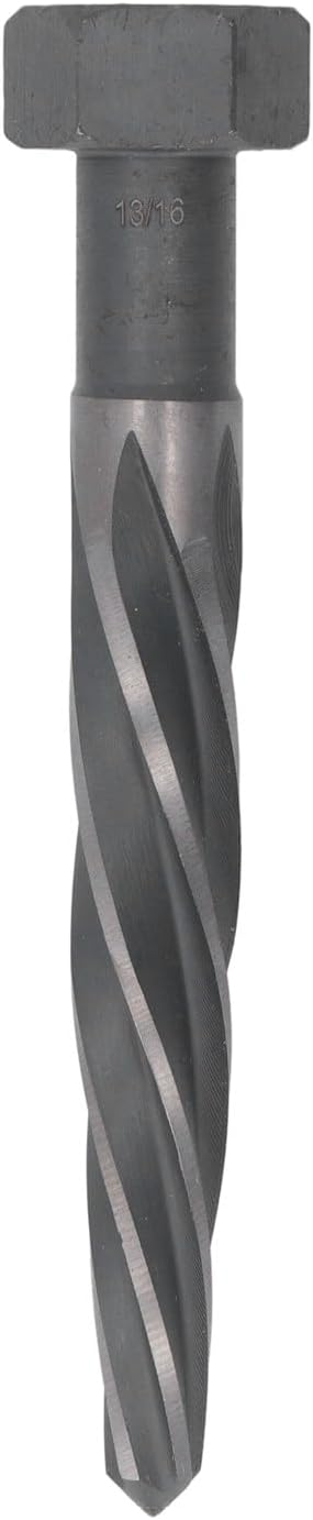 Hex Shank Reamer, Spiral Flute Hex Shank Reamer 13/16in 5 Spiral Flute HSS6542 M2 HSS Aligning Reamer Steel Plate Reamer Reamer Tool for Auto Steel Plate Aligning