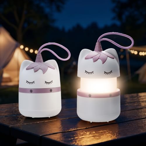 WORKPRO 2-Pack Kids RGB Camping Lanterns