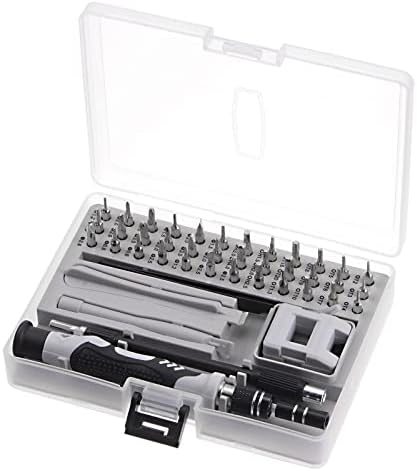 uxcell Electronics Repair Tool Kit, 45 in 1 Magnetic Precision Screwdriver Tweezer Sets for Repairing Mobile, Computer, Laptop, Small Home Appliances
