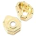 Yeah Racing Brass Front or Rear Portal Cover 42g 2 pcs For Traxxas TRX-4 #TRX4-019