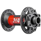 DT Swiss 240 EXP Classic - Disco delantero (6 pernos, 110 x 15 mm, 32 orificios), color negro