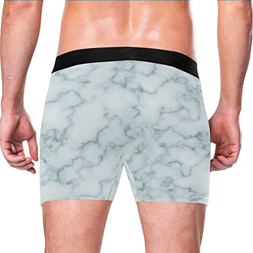 Bóxer para hombre calzoncillos elásticos ultrasuaves ropa interior azul pack de 2 3