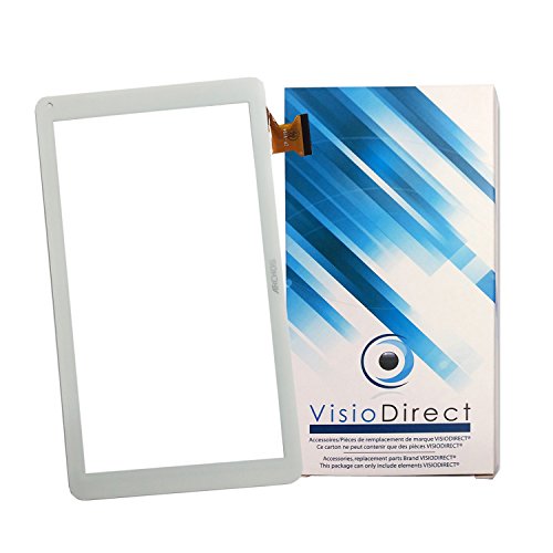 Visiodirect® Vitre ecran Tactile pour MPMAN MPQCG10 10