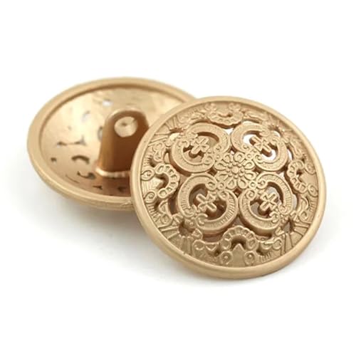 Boutons de couture vintage en métal doré pour personnaliser vos vestes et cardigans - 2