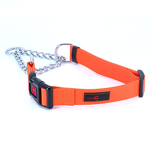 Ultrahund 'Play' Martingale Large Collar, Orange, 18