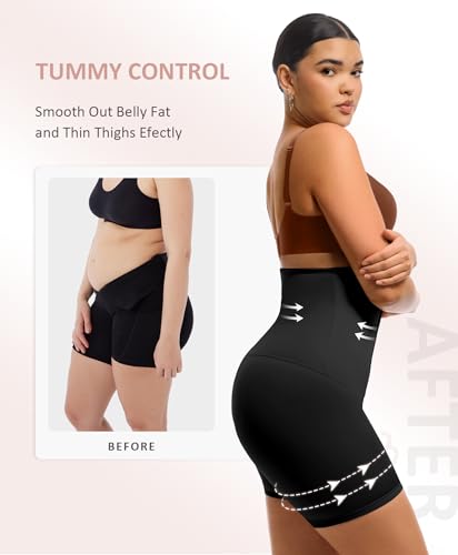 FeelinGirl Shapewear for Women Tummy Control High Waist Body Shaper Shorts Waist Trainer Girdle Thigh Slimming Panties2