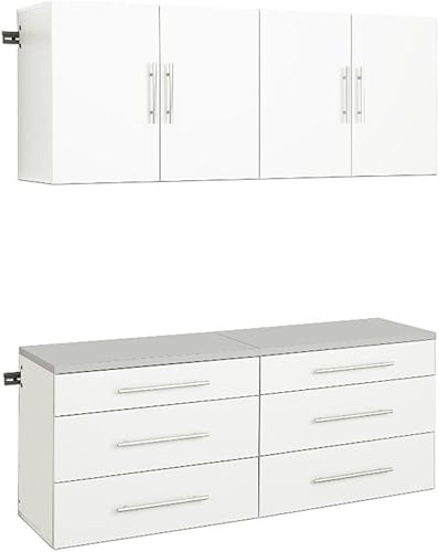 Miniatura 13 de Prepac HangUps Gabinete de almacenamiento de garaje de 108 pulgadas de ancho, el juego consta de 3 armarios montados en la pared, ideal para garaje,