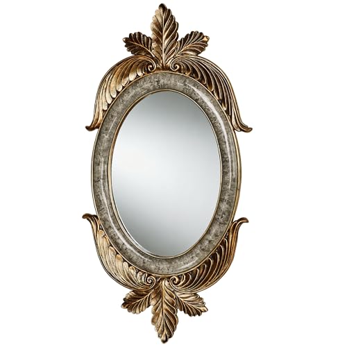 Touch of Class Ashfield Acanthus Leaf Wall Mirror | Aged