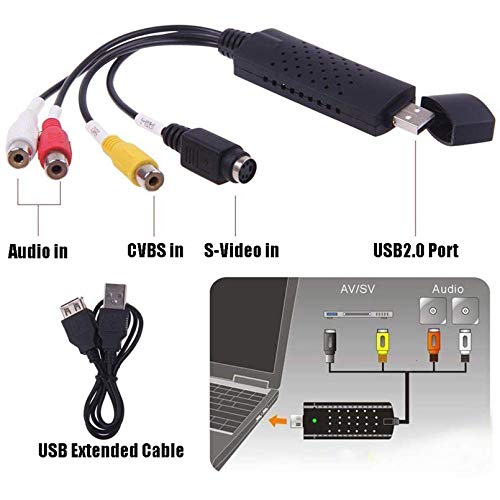 GRACETOP USB 2.0 Video Grabber,Audio/Video