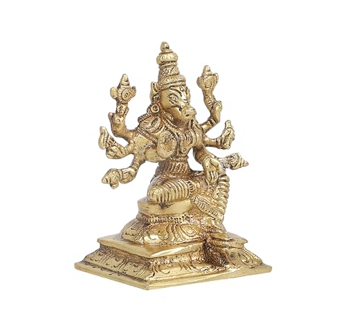 Estatua Varahi de Latón 4.5 Pulgadas miniatura 4
