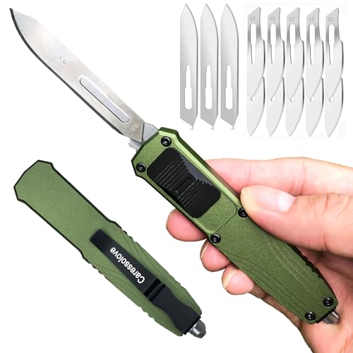 Caressolove EDC Retractable Scalpel Knife