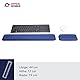 Handballenauflage für Tastatur und Maus – Ergonomische Gelauflage für Handgelenkschutz und Komfort beim Tippen - Ergonomic Wrist Set - Rutschfest, langlebig, stilvoll - Marineblau – Universalgröße