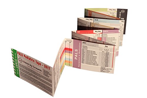 Dose By Growth Pediatric Advanced Life Support (PALS) Emergency Length-Based Tape (Broselow Compatible)