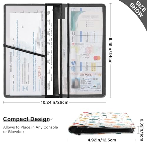 Organizador de Documentos para Auto Piel miniatura 2