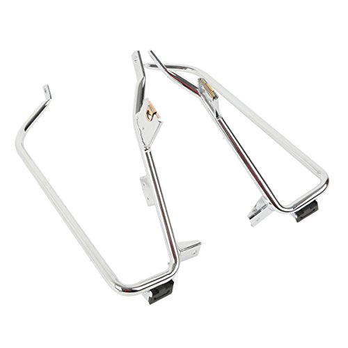 XMT-MOTO Saddlebag Support Brackets For Harley Touring Road Street Glide FLHX FLTR 2009 2010 2011 2012 2013(Replaces: # 90881-09A)