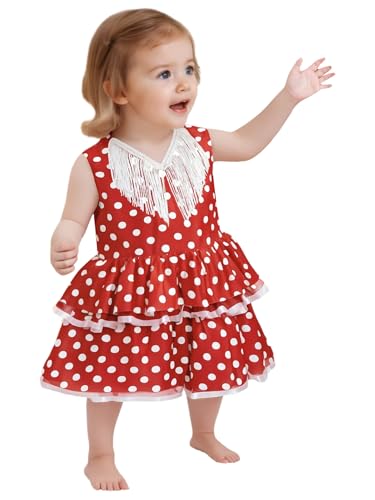 Fldy Kinder Baby Mädchen Flamenco Kleid Spanische Tänzerin...