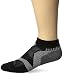 Balega Unisex Enduro 2-Low Cut Athletic Running Socks, Black/Grey, Small (1 Pair)