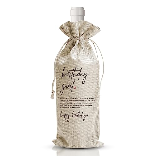 Birthday Gift for Her Funny Birthday Gifts Idea Wine Bag 21st 30th 40th 50th Milestone Birth Day Girl Wine Bag 21st 30th 40th 50th