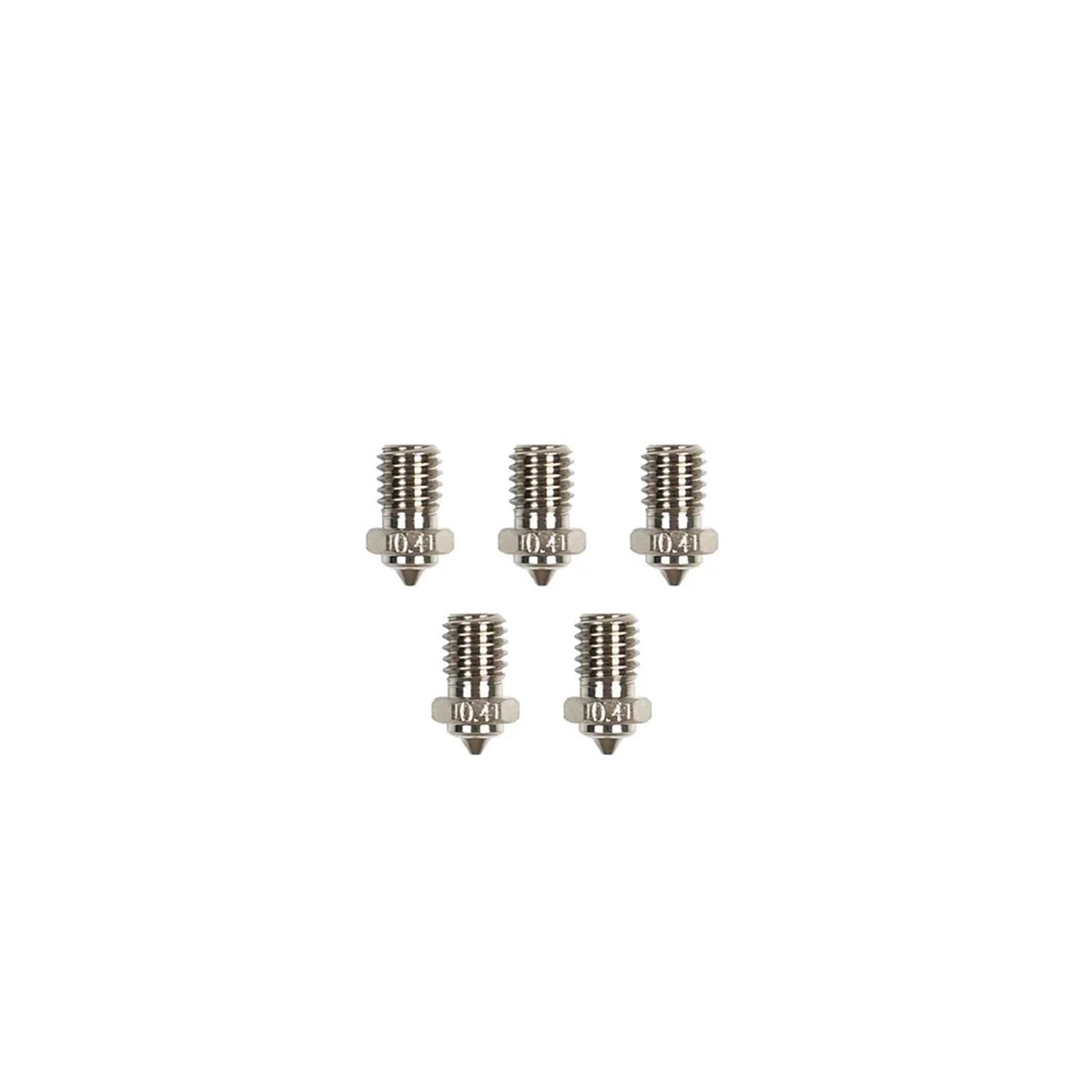 5PCS S1 PRO 3D-Drucker-Kit Komponente Düse aus gehärtetem Stahl Messing Druckkopfblock 0,4 mm Extruder 1,75 mm Filament