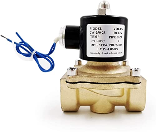 Électrovanne électrique 5V DN25 vanne pneumatique eau air huile normalement fermée - 3