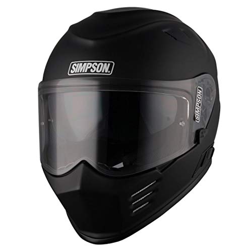 Visiera parasole interna SIMPSON Casco Venom, Nero Opaco, Taglia XS