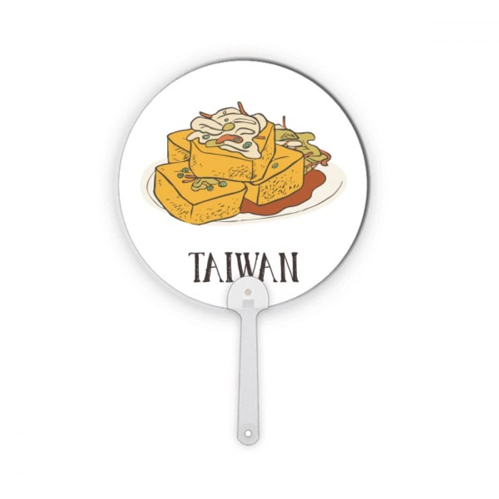Artisanat de stinky tofu de Taïwan en plastique rond portable no/no