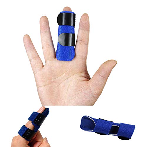 YUEMING 2 Stuks Vingerspalken, Verstelbaar Vingerbrace, Vinger Knuckle Immobilisatie, Ingebouwde Aluminium Ondersteuning… - Image 7