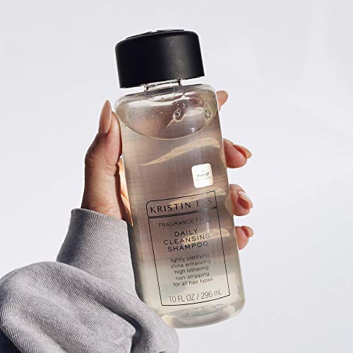 Kristin Ess Hair Fragrance Free Daily Cleansing Shampoo, Lightly Clarifying, Shine Enhancing, Vegan, Color + Keratin Safe, 33.8 Fl Oz #TOP2