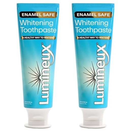 Oral Essentials Teeth Whitening Toothpaste without Sensitivity (Pack of 2) 3.5 Oz. Certified Non-Toxic, No Bleach, SLS, or Artificial Colors (More effective than Charcoal) Whiter Teeth in Two Weeks