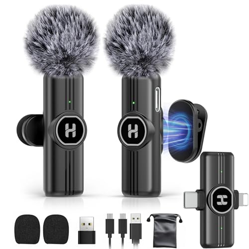 Mini Wireless Lavalier Microphone for Smartphones