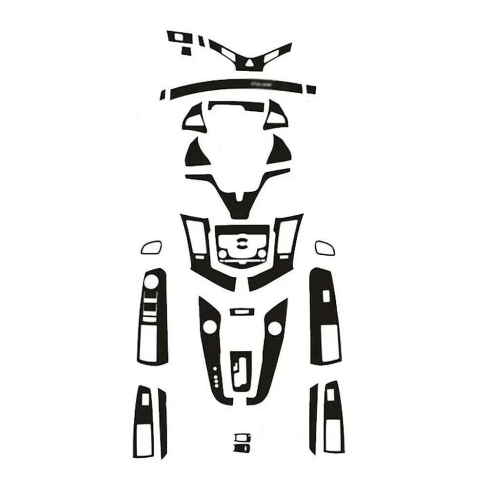 Car Parts Car Interior Panel Dashboard Sticker Set Fits For Chevrolet For Cruze 2009-2015