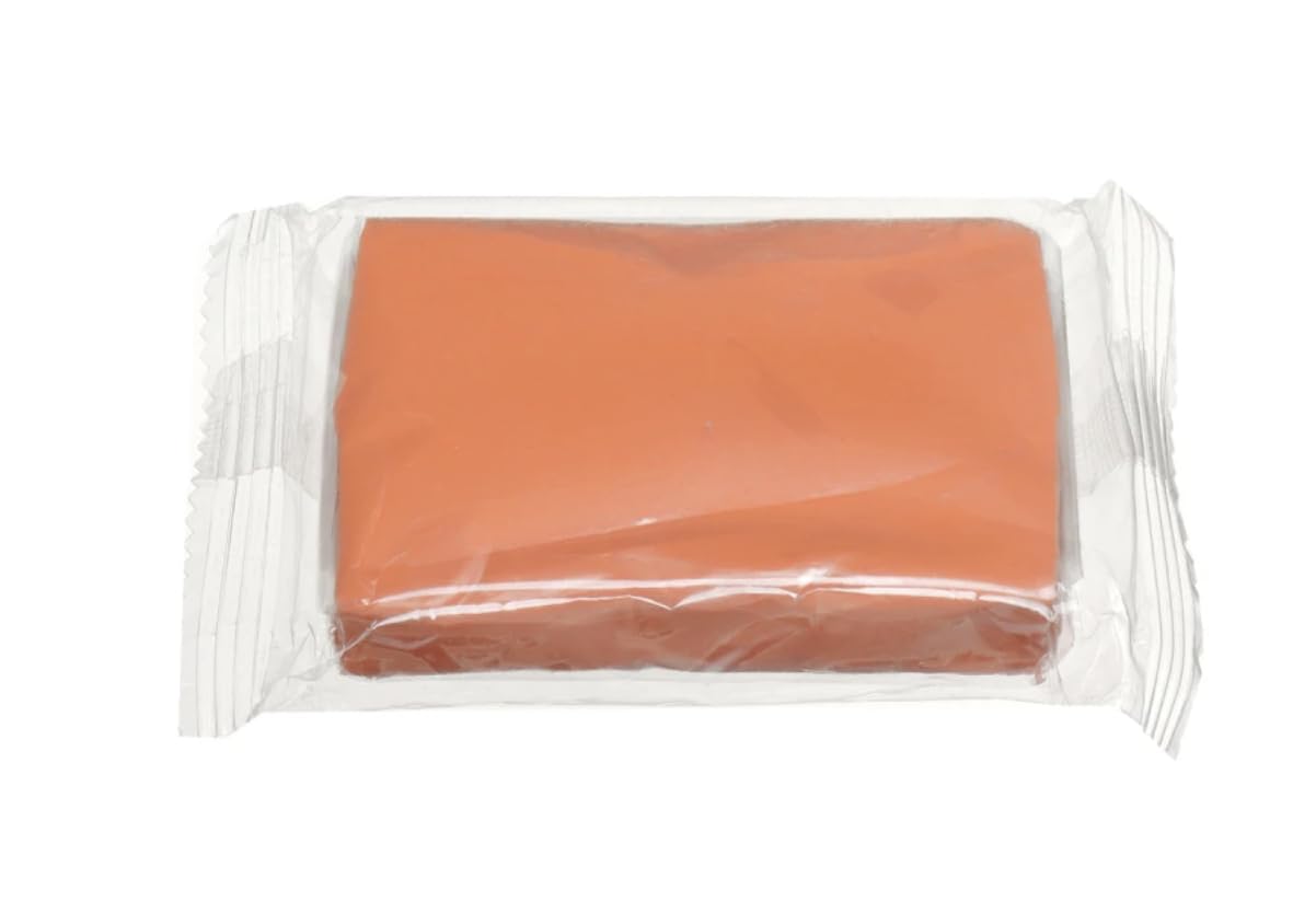 Argilla, plastilina professionale per la pulizia della vernice e della pulizia dei cerchioni, pulizia auto per la cura della vernice, pulizia dei cerchioni, vetro polacco (arancione)