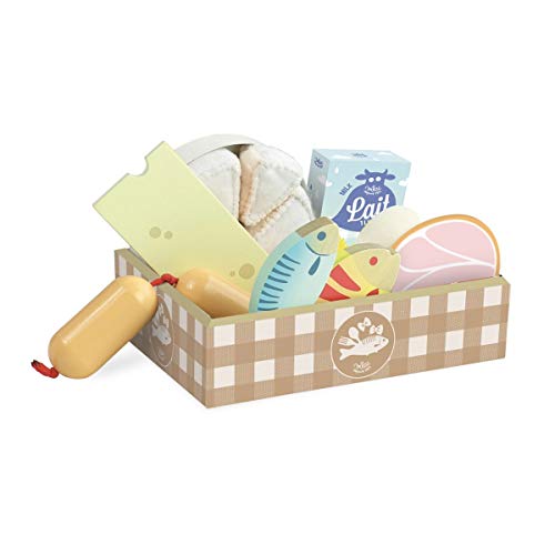 Vilac Jour de Marche Set de Produits Frais, idée cadeau anniversaire bois