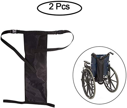 DLC Borsa da Serbatoio Di Ossigeno Portatile da 2 Pezzi, Supporto per Zaino per Ossigeno per Deambulatore su Sedia a Rotelle, Adatto per Bombole D Ed e