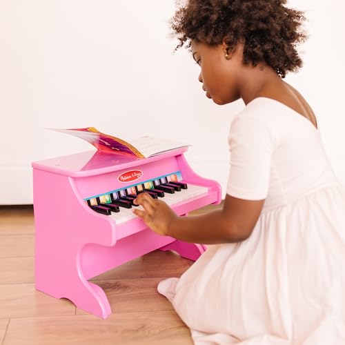 Melissa & Doug Learn-to-Play Pink Piano with 25 Keys and Color-Coded Songbook - image 7