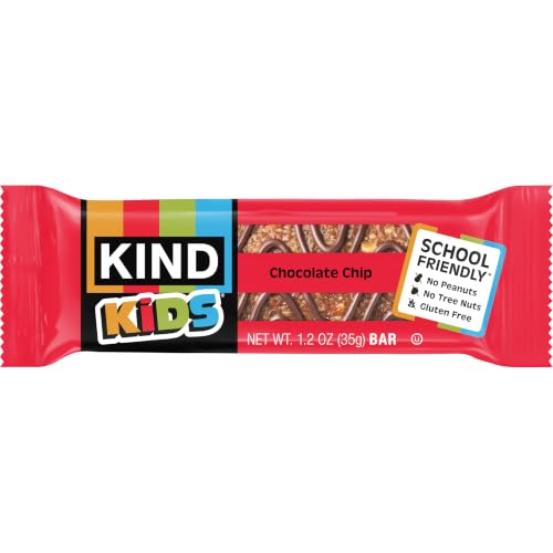 Image of KIND Kids Granola Bars Variety Pack, Gluten Free, Low Sodium, Peanut and Tree Nut Free Snacks, Chocolate Chip, Blueberry Muffin, 5g Protein, 15 Count