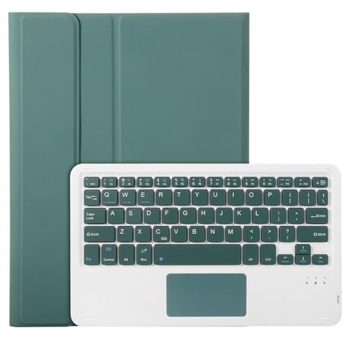 Étui clavier Lenovo Xiaoxin Pad 11.5 avec housse amovible en cuir vert foncé pour J706F