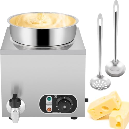 Nacho Cheese Warmer Dispenser 7.4Quart Hot Fudge Warmer Commercia...