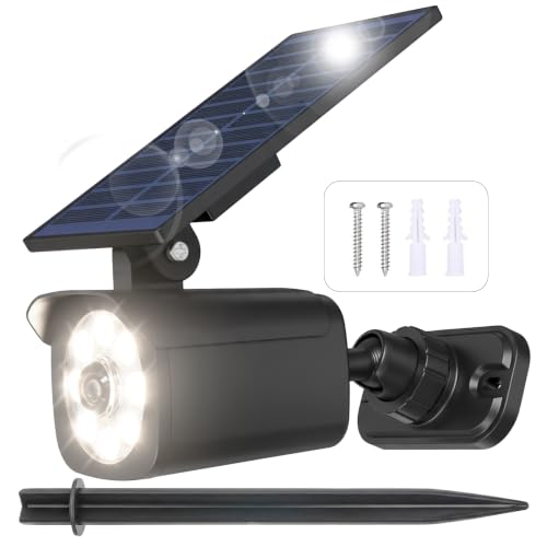 Chasikeo Solar Motion Lights Outdoor, Solar Spotlights with Motion Sensor