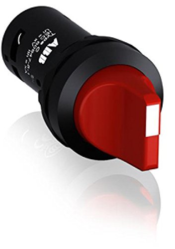 Sélecteur compact 2 positions ABB C2SS1-10R-10 rouge opaque pour éviter les erreurs de commande