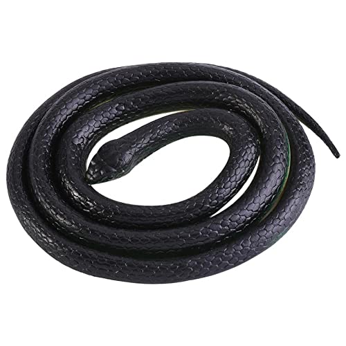 [Realistic Rubber Snake Toy] 130Cm Garden Props For Funny Practical Jokes, Halloween Decorations, And Gag Gifts - Animal Replica Novelty Toy For Kids #TOP2
