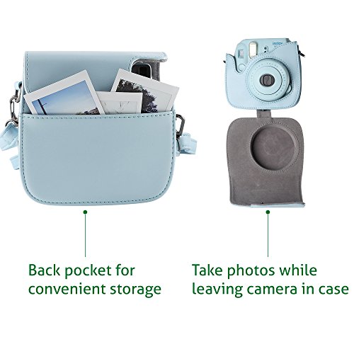Fujifilm Instax Mini 9 Or Mini 8 Instant Camera Accessories Bundle. 11 Piece Gift Box Fuji Accessories Kit Includes: Instax Mini Case, 2 Photo Albums, Filters, Selfie Lens, 60 Stickers & More #TOP3